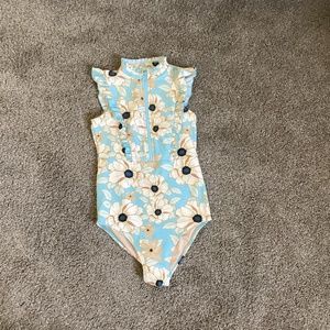 Mott50 | Mini Bella - Girls Sleeveless Ruffle One Piece Swimsuit 